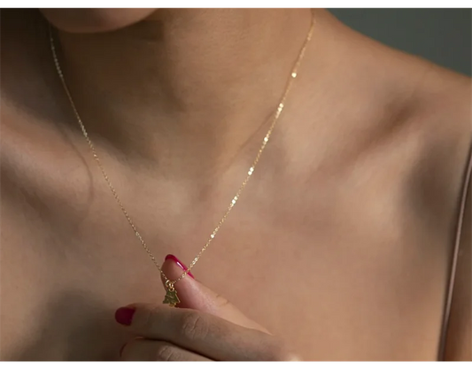 Kette Mit Zwei Buchstaben Gold