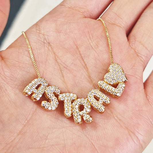 Kette Mit Mehreren Buchstaben Gold