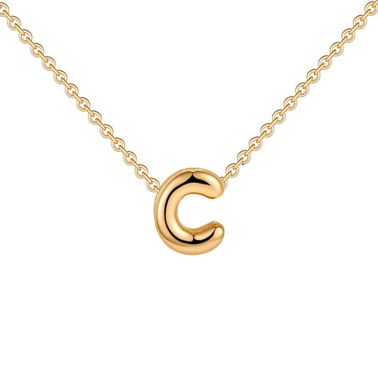 Kette Gold Buchstabe C