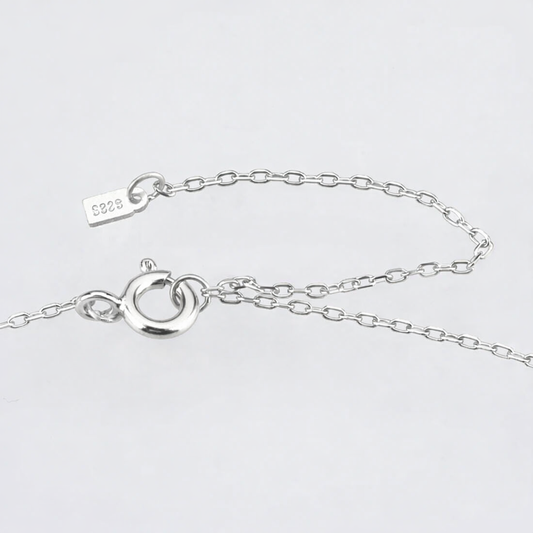 Kette Mit 3 Buchstaben Silber