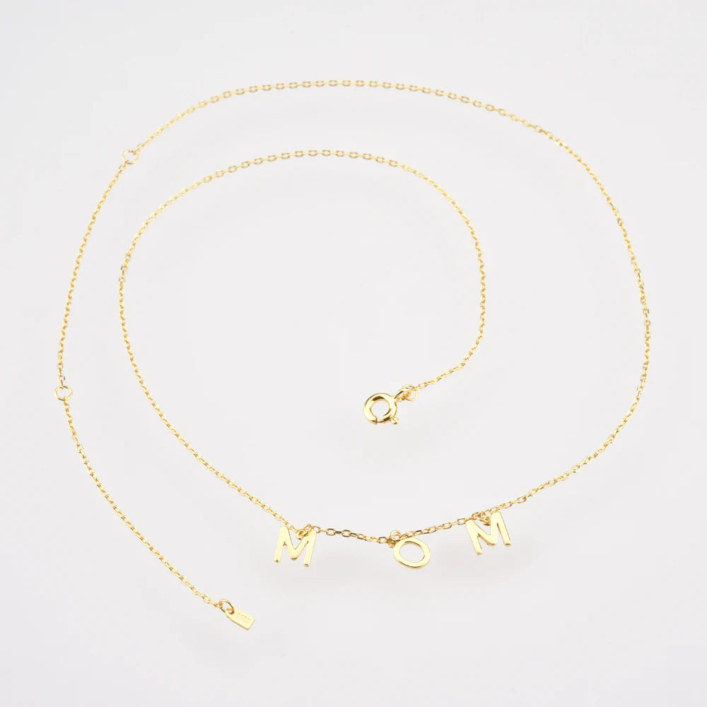 Kette Mit 3 Buchstaben Gold