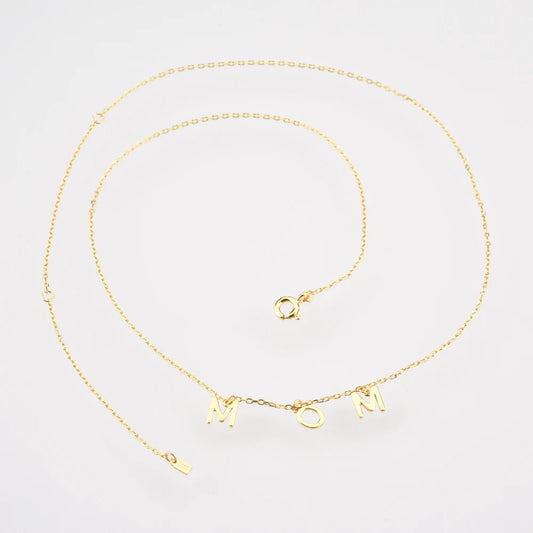 Kette Mit 3 Buchstaben Gold