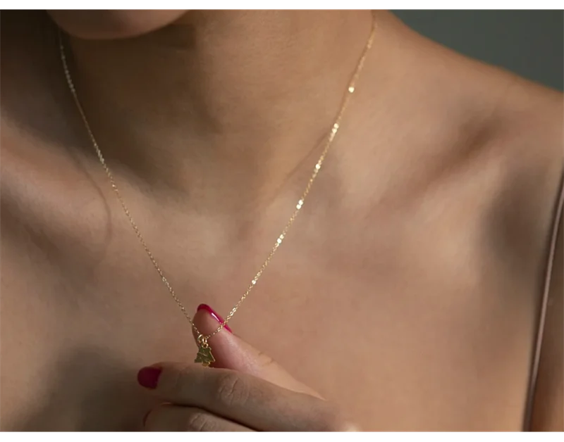 Kette Mit Zwei Buchstaben Gold