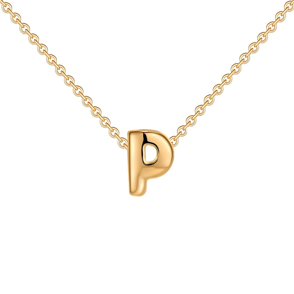 Kette Buchstabe P Gold