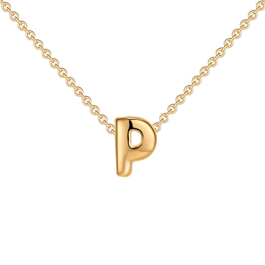 Kette Buchstabe P Gold