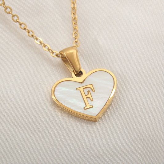 Buchstabe F Goldkette