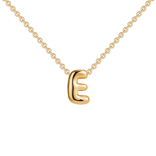 Bubble Letter Necklace E