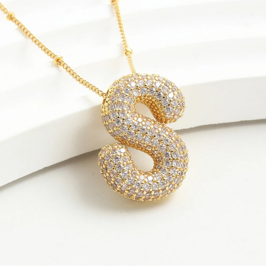 Buchstaben Kette Gold S