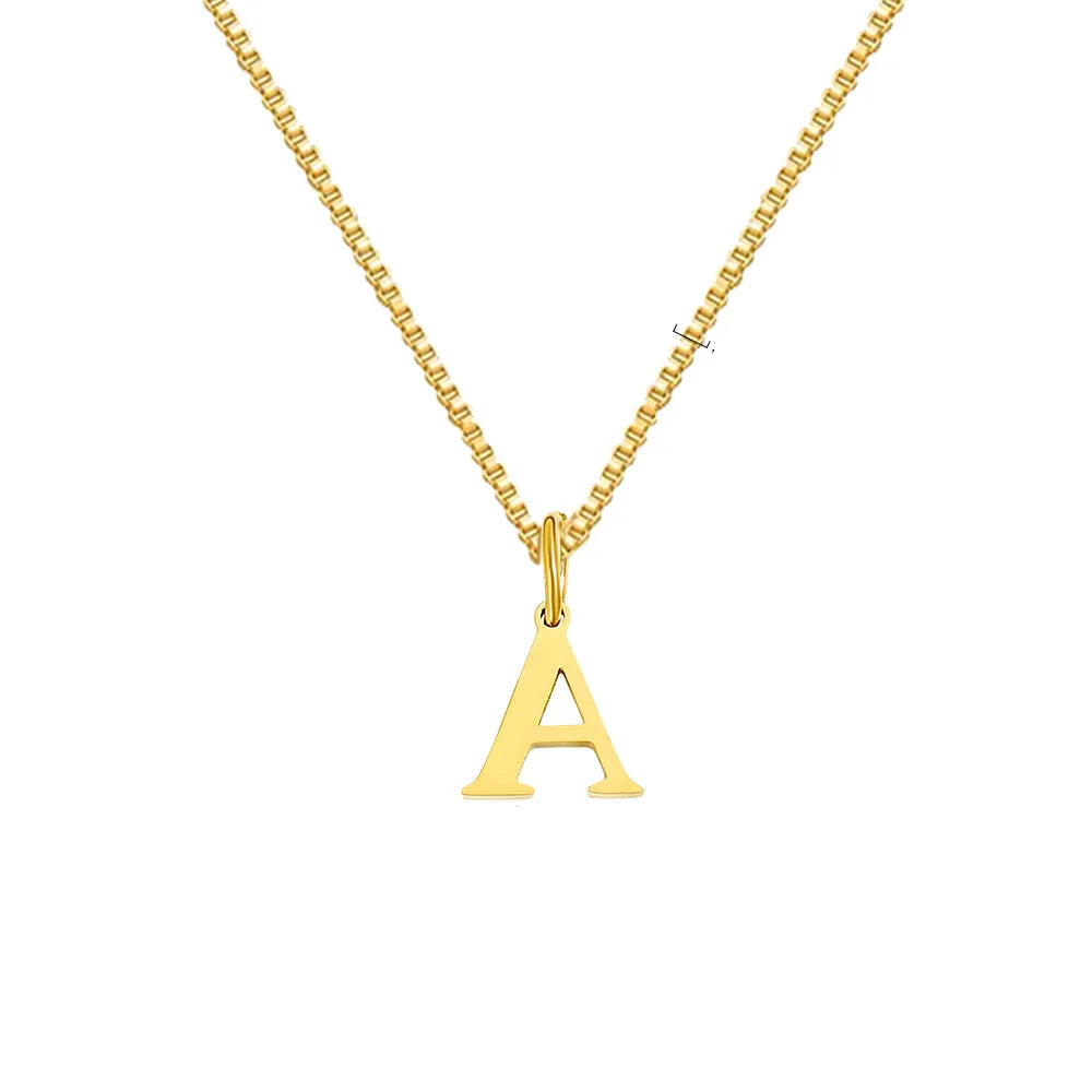 Buchstabe A Goldkette