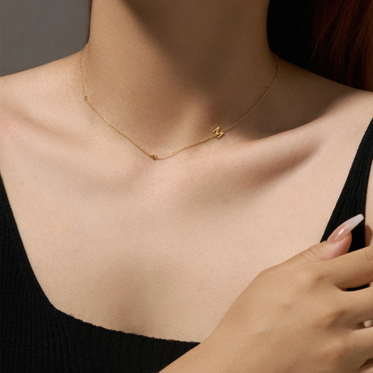 Kette 2 Reihig Mit Buchstaben