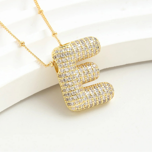Kette Buchstabe E Gold