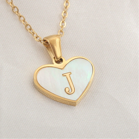 Buchstabe J Goldkette