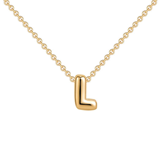 Goldkette Buchstabe L