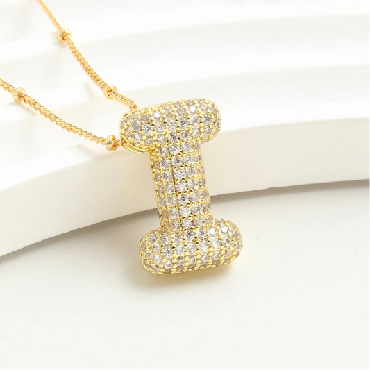 Kette Buchstabe I Gold