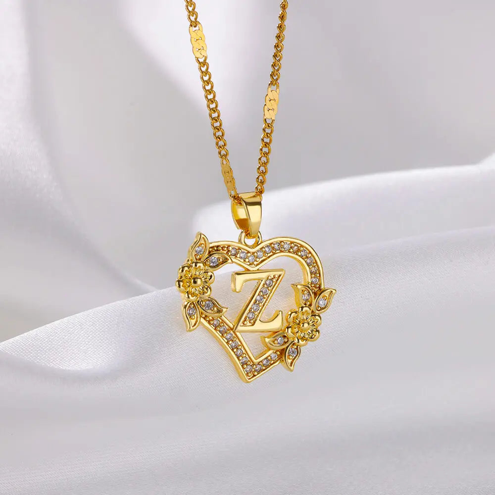 Buchstaben Kette Gold Diamant