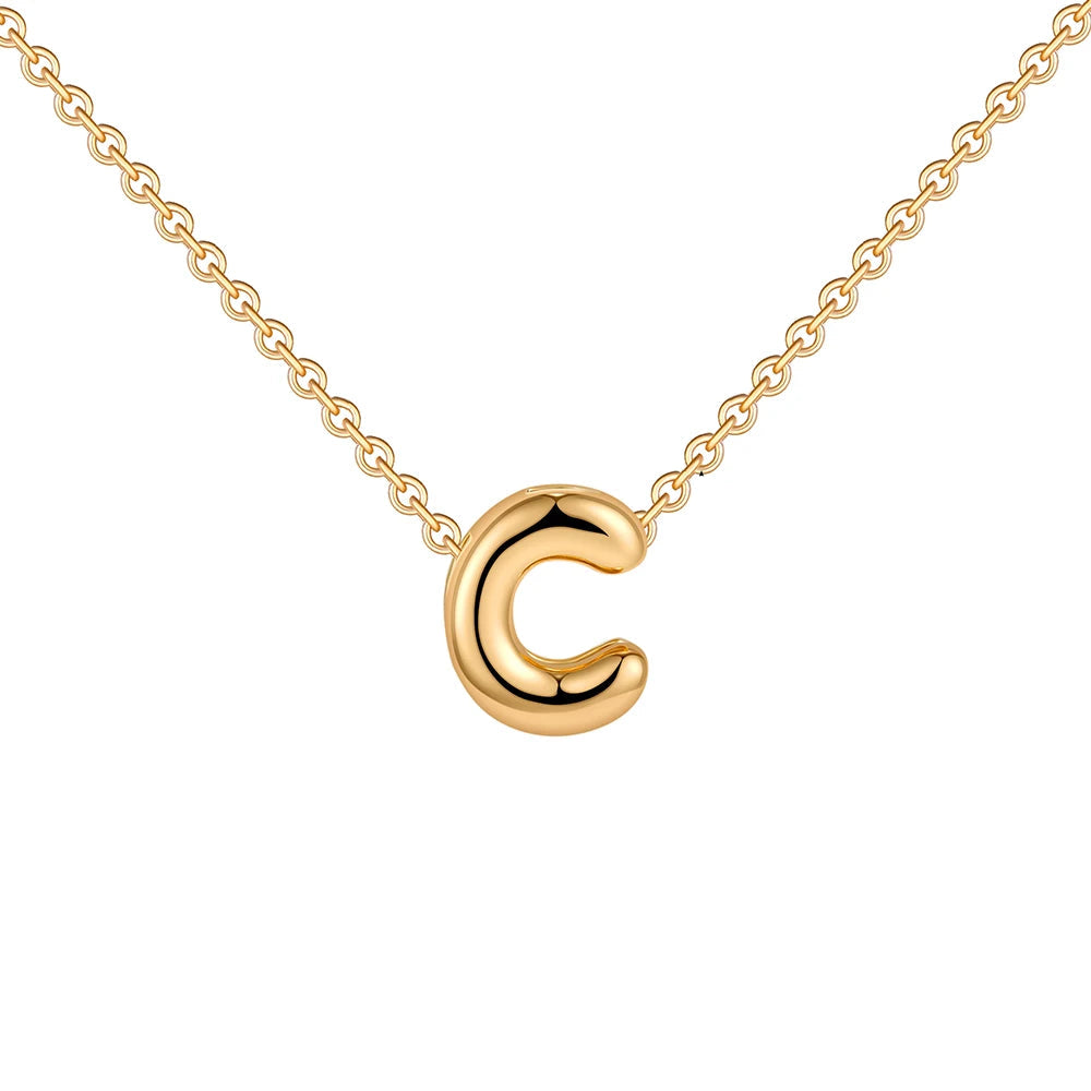 Kette Gold Buchstabe C