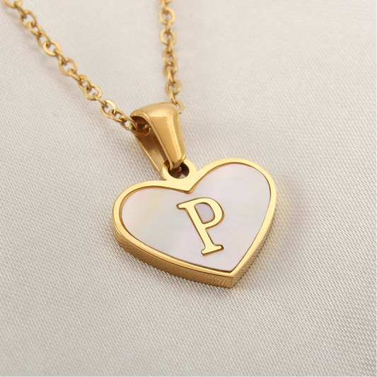 Buchstabe P Goldkette