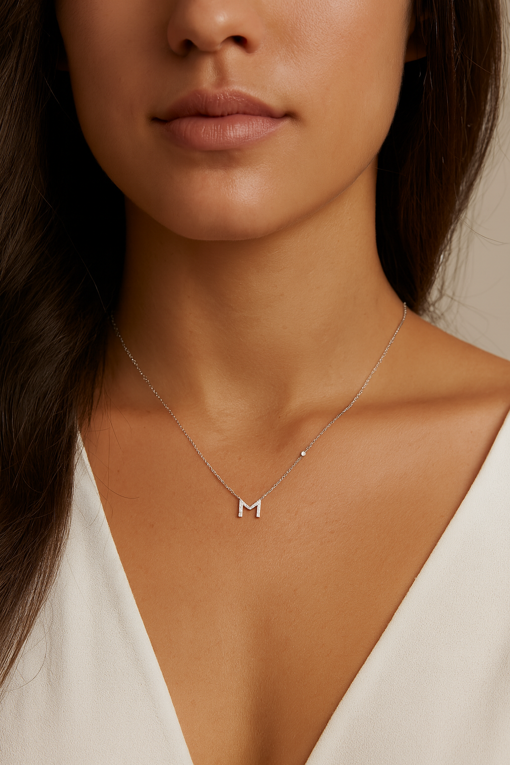 silberkette-mit-buchstabe-m